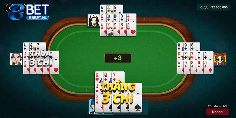 Top 5 game bài online được yêu thích nhất tại 88bet